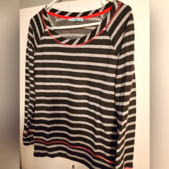 Maurices Striped Oversized Sweatshirt - Picture 2 of 5